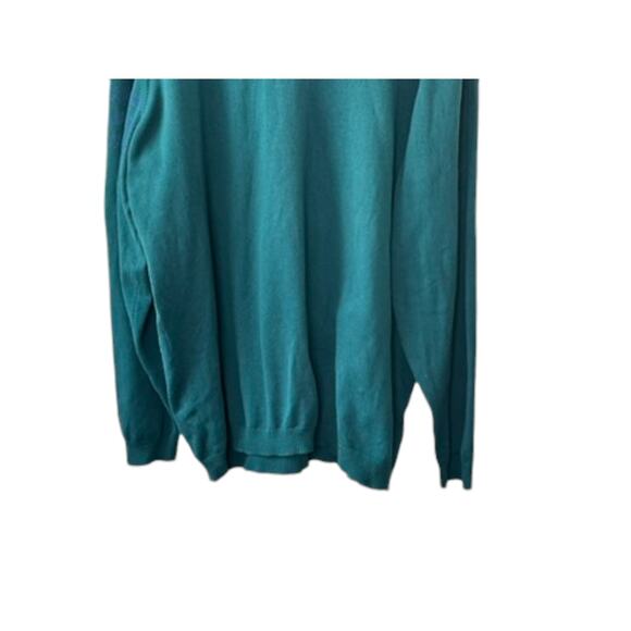 Adidas Green Ombre Long Sleeve Knit Sweater Men's 2XL - Picture 7 of 9